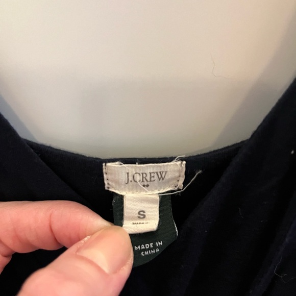 JCrew navy blue long cotton dress - Picture 5 of 5